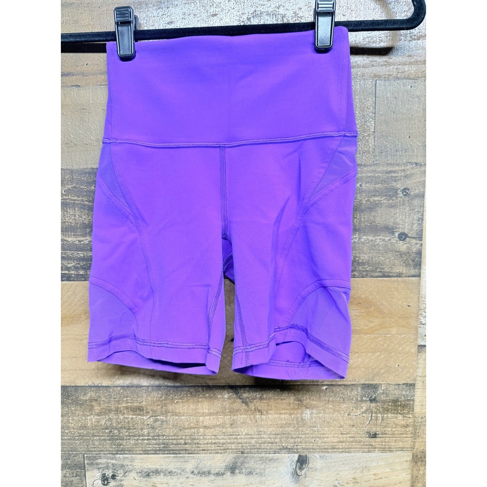 Lululemon All the Right Places Short 6 Purple LW7CXFS Size 2